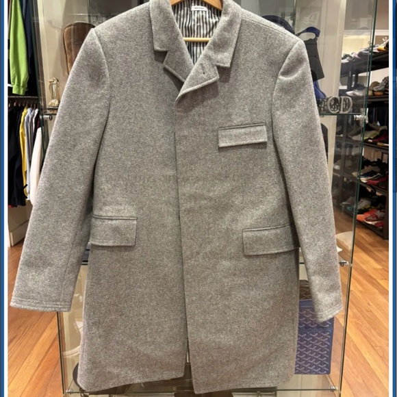 Thom Browne chesterfield wool coat jacket size 2 M/L - Picture 1 of 5